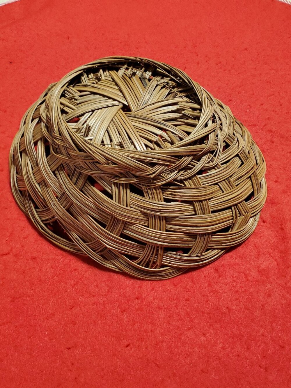 Vintage Hand Woven Basket - Save $
